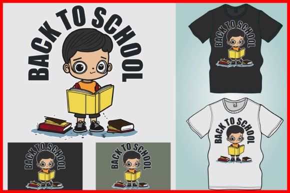 Back to School Character Graphic: A Fresh Take on Educational Design Assets