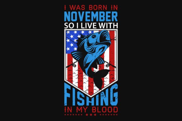 Casting a Line with Fishing Graphic Typography Tshirt Design