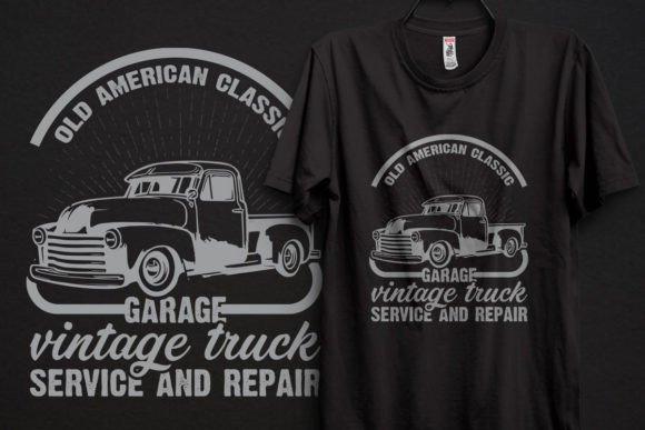 Classic Truck T-shirt Design Graphic: A Designer's Deep Dive
