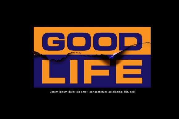 Good Life Graphic Tee: Aesthetic Urban Streetwear for Modern Brands