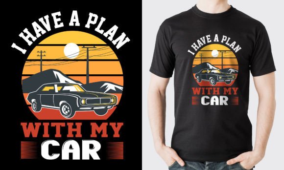 Rev Your Engine with This Car Graphic T-Shirt Design