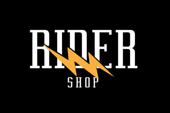 Rider Shop Motorcycle Graphic Tee: Streetwear Design Assets