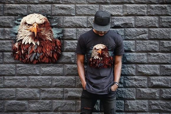 Soar with the Eagle T-Shirt Graphic Design