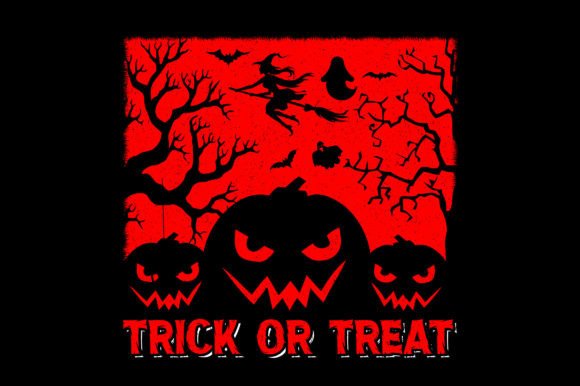 Trick or Treat Halloween T-Shirt Graphic: A Designer's Deep Dive