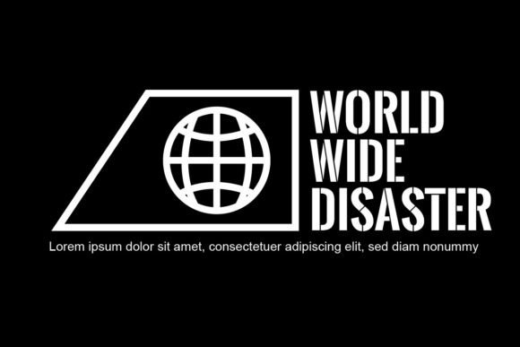 Worldwide Disaster Graphic Tee: Urban Streetwear Design Collection
